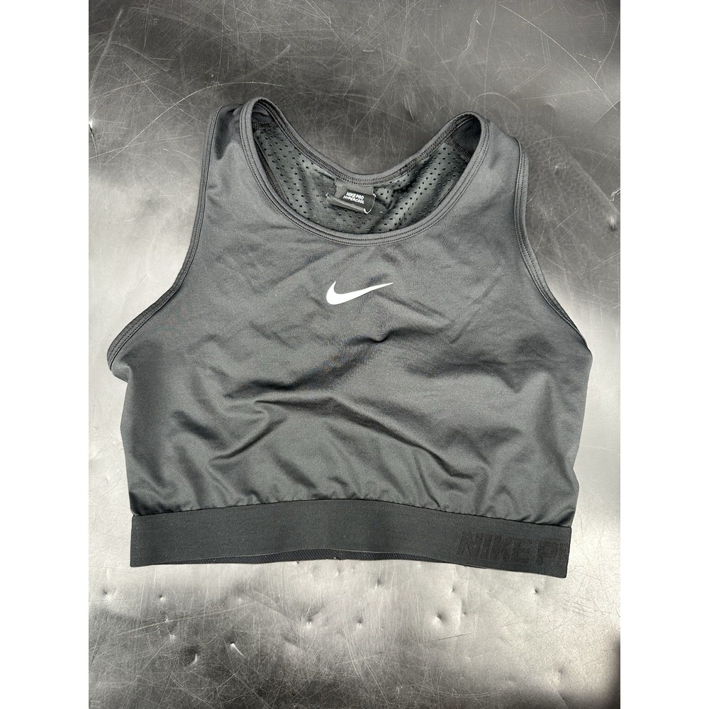 Nike Pro‎ Hyper Cool Sports Bra Black Sz Medium
